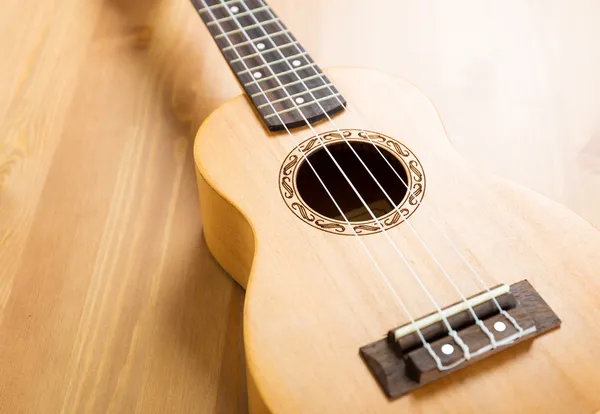 Houten ukelele — Stockfoto