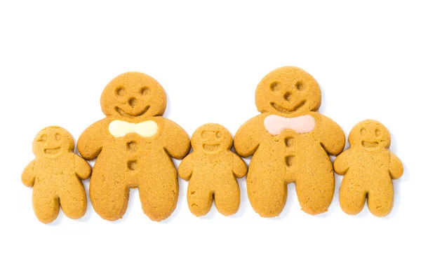 Galletas de la familia de jengibre — Foto de Stock