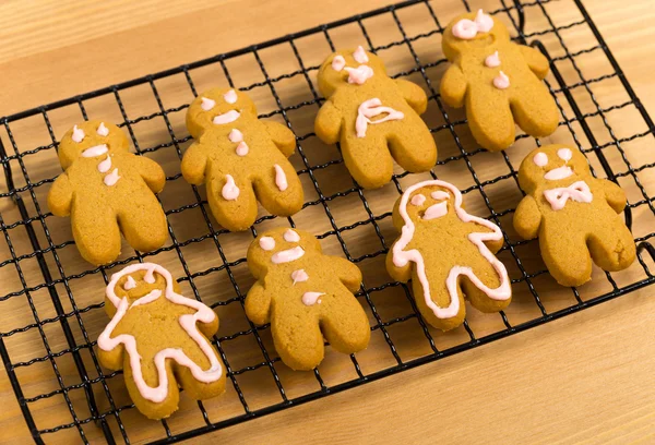 Baked Gingerbread cookies — Stock Photo, Image