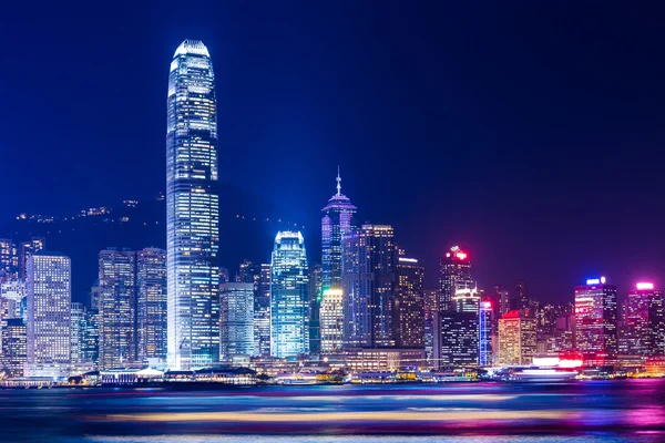Hong kong v noci — Stock fotografie