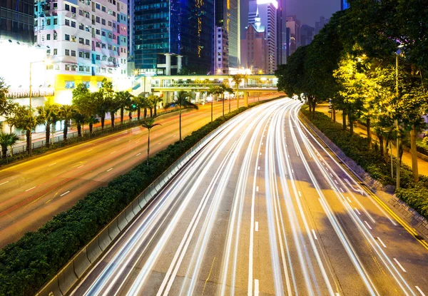 Tráfego ocupado em Hong Kong — Fotografia de Stock