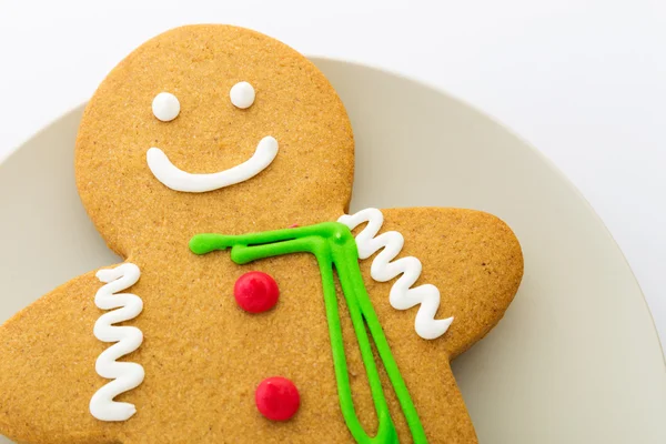 Pepparkaksgubbe till jul — Stockfoto