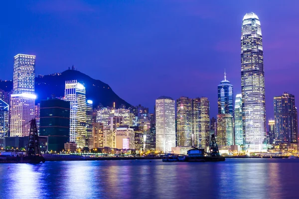 Hong Kong notte — Foto Stock