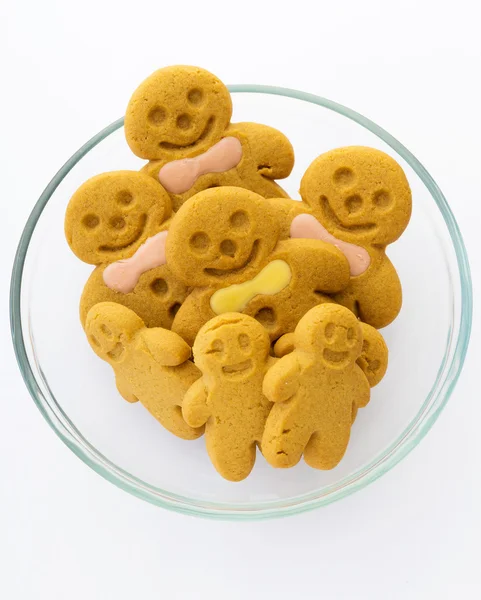 Biscoitos de homens de gengibre sortidos — Fotografia de Stock