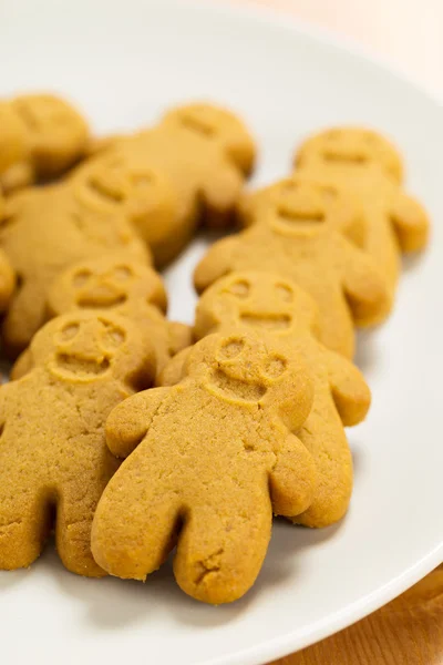 Grupp pepparkakor män — Stockfoto