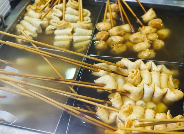 Comida local coreana, bolo de peixe — Fotografia de Stock