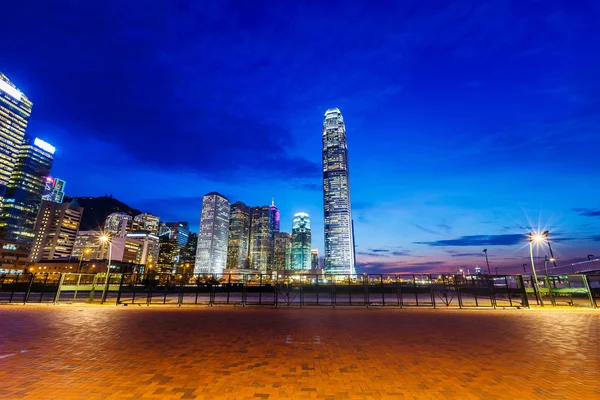 Hongkong bei Nacht — Stockfoto