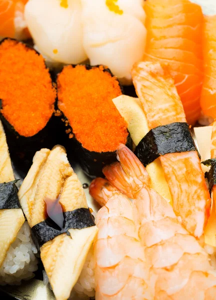 Stánek s jídlem suši — Stock fotografie