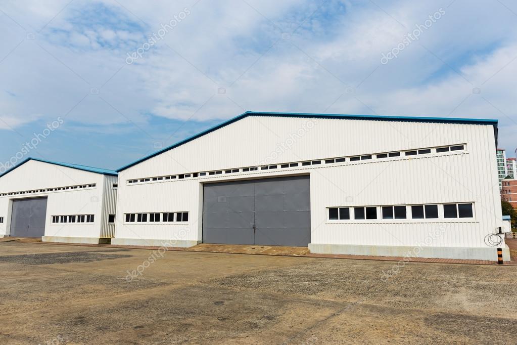 Storage warehouse at outdoor