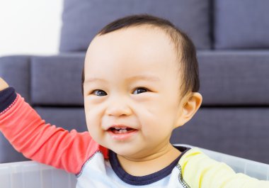 Asyalı bebek çocuk gülümseme
