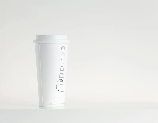 White Paper Cup — Stock Photo, Image