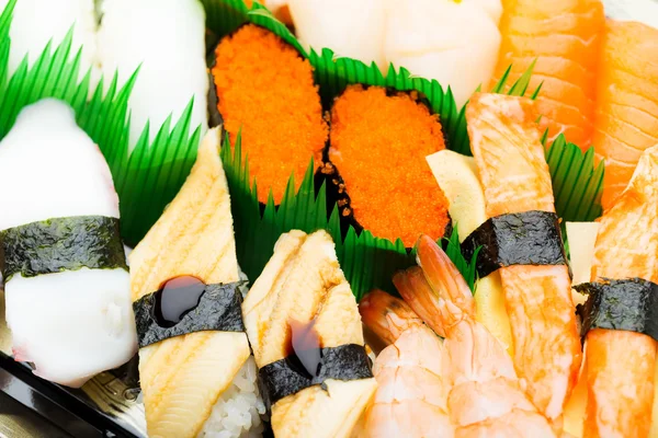 Japanese sushi bento box — Stock Photo, Image
