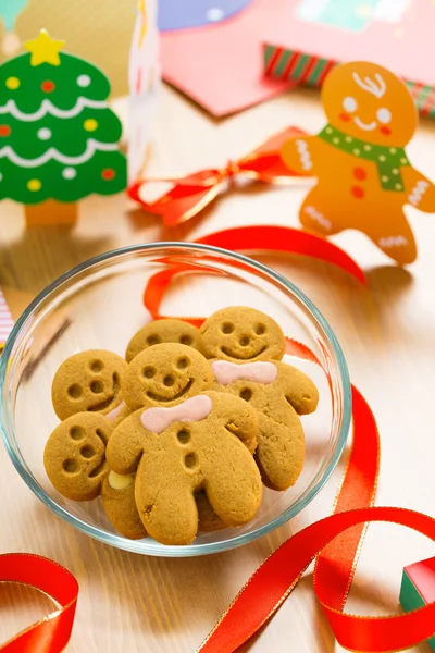 Пряничное печенье на Рождество — стоковое фото