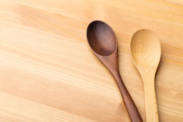 Wooden teaspoon — Stock Photo, Image