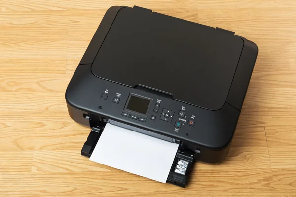 Printer and paper — Stock Photo, Image