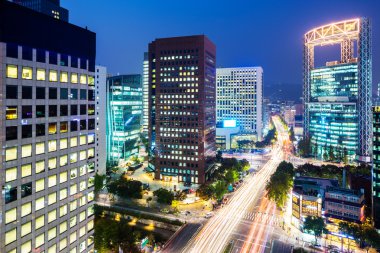 Seoul city, gece