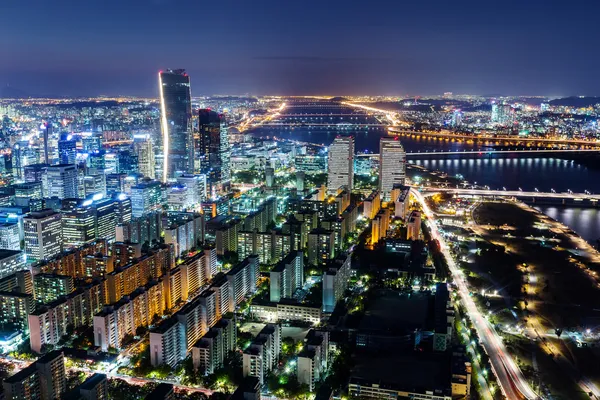 Seoul skyline — Stock Photo, Image