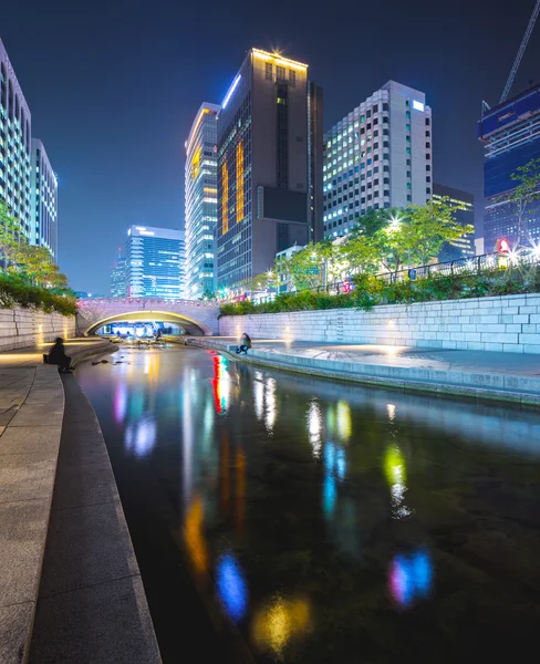 Seoul at night — Stock Photo, Image