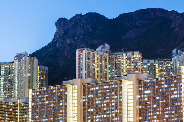 Distrito residencial de Kowloon — Fotografia de Stock