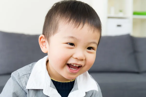 Asiático menino rir — Fotografia de Stock