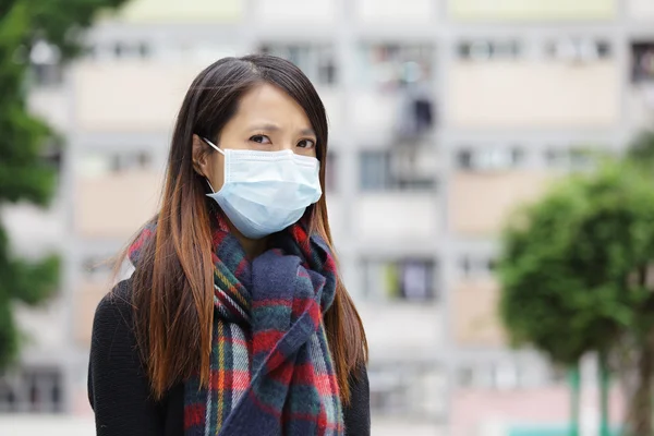 Asian woman at outdoor — Stock Photo, Image