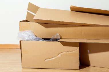 판지 상자 사용