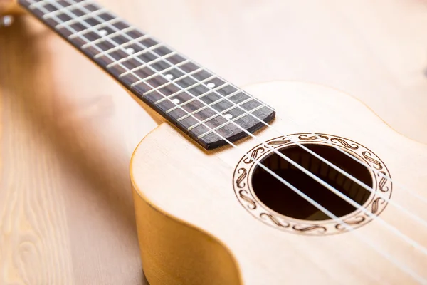 Ukulele på nära håll — Stockfoto