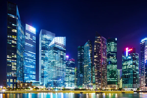 Finanční čtvrti v Singapuru — Stock fotografie