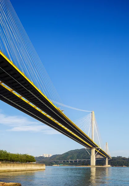 Suspension bridge in Hong Kong — Stock Photo, Image