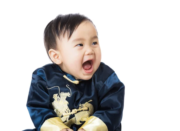 Chinese baby giggle — Stockfoto