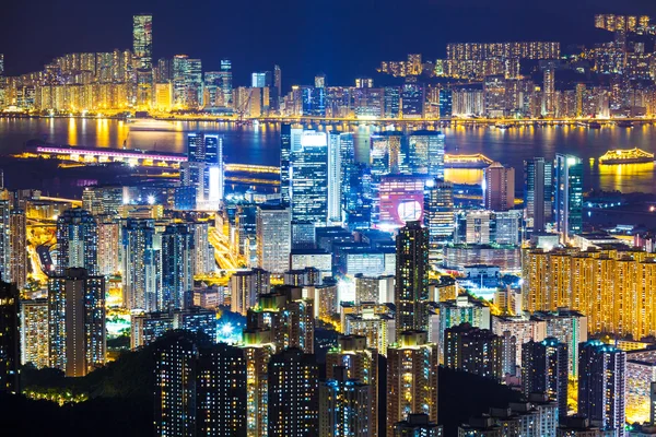 Гонконгский горизонт — стоковое фото
