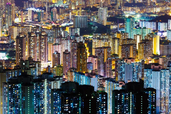 Hong kong ciudad skyline — Foto de Stock