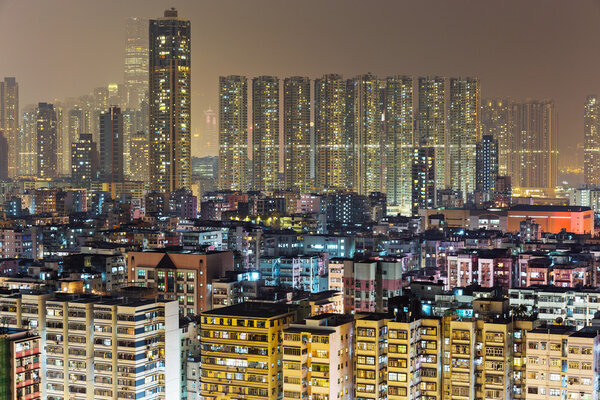 Downtown in Hong Kong