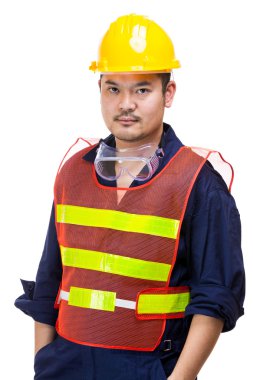 εργαζόμενος κατασκευή waering κράνους ασφαλείας