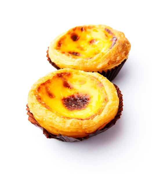 Portuguese egg tart — Stock Photo, Image