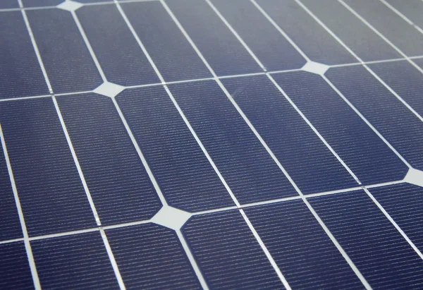 Solarmodul aus nächster Nähe — Stockfoto