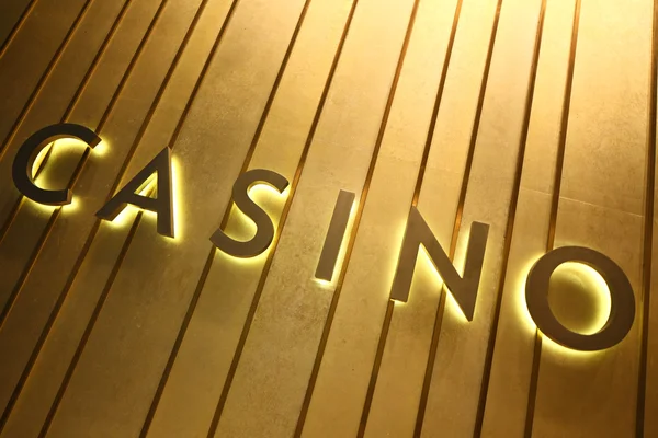 Signo de casino — Foto de Stock