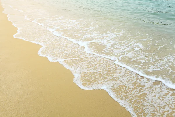 Playa y ondulación — Foto de Stock