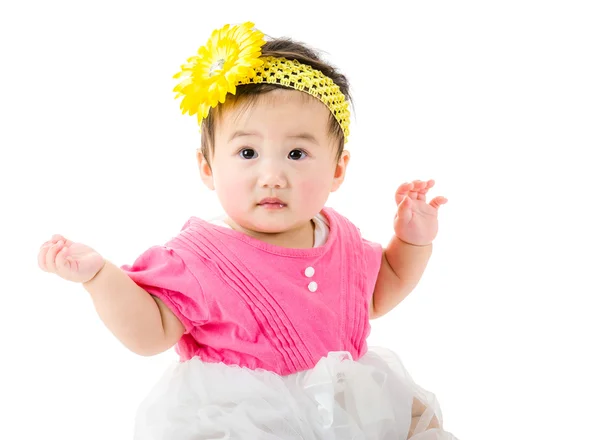 Baby feel excited — Stock Photo, Image