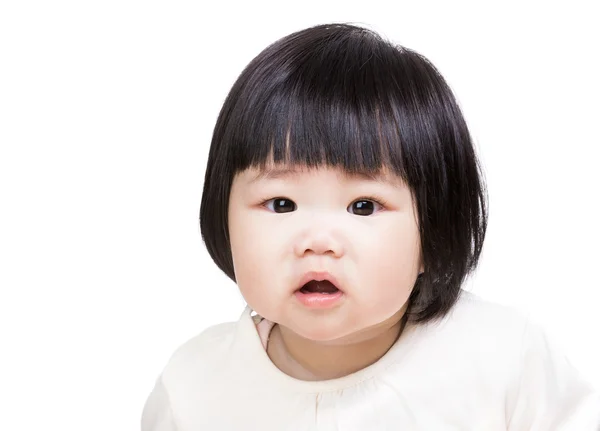 Bonito bebê menina retrato — Fotografia de Stock