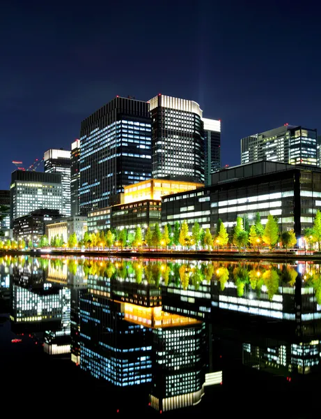 Distrito comercial de Tokio — Foto de Stock