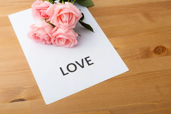 Rose and love — Stock Photo, Image