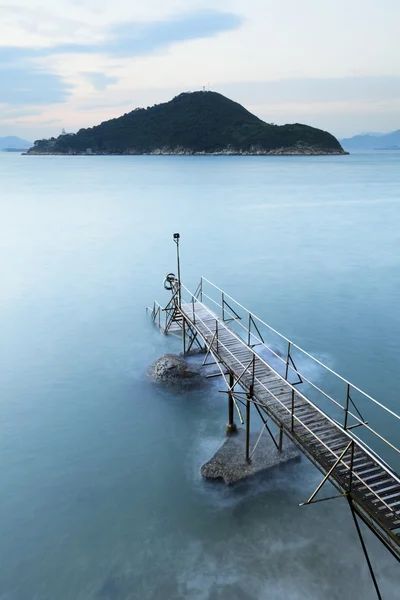 Jetty and seascape — Stock Photo, Image