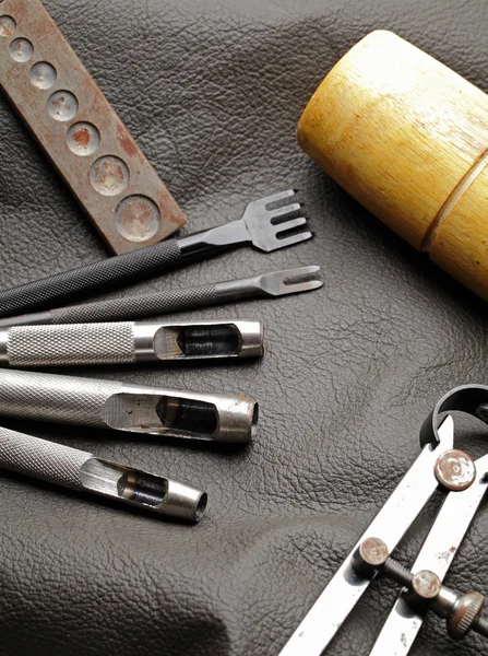 Equipment for Leather craft — Stock Photo, Image