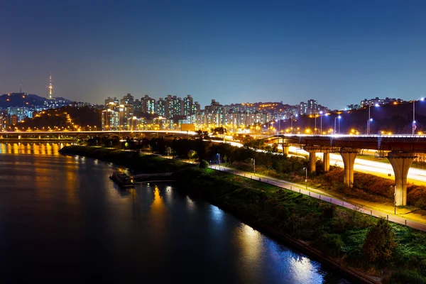 Rivière Han à Séoul — Photo