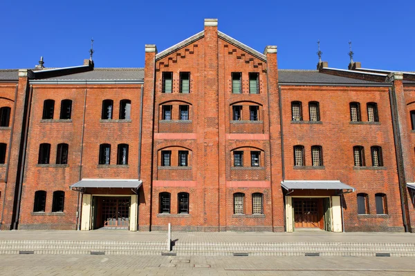 Red brick warehouse — Stock Photo, Image