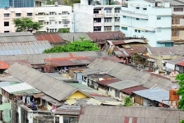 Área de favela na Tailândia — Fotografia de Stock