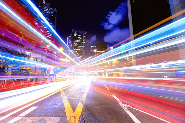 Traffic light in Hong Kong