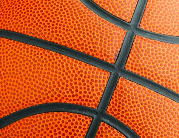 Basketbal textuur close-up — Stockfoto