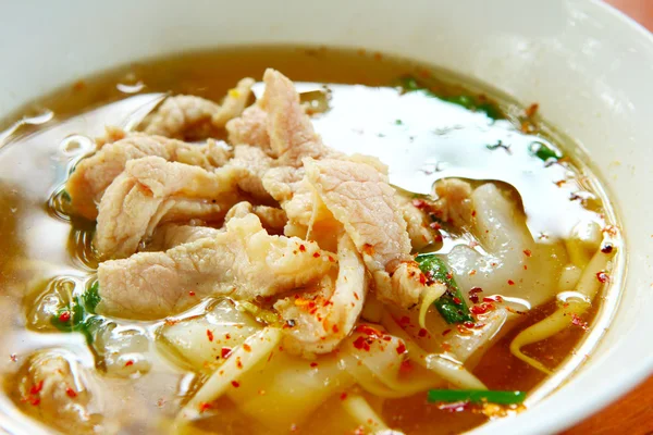 Pork noodle soup — Stock Photo, Image